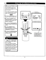 Preview for 12 page of Philips MAGNAVOX 25TR19C1 Instructions For Use Manual