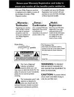 Preview for 2 page of Philips MAGNAVOX AZ 1200/04 Owner'S Manual