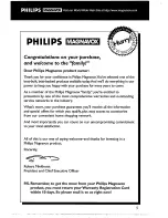 Preview for 5 page of Philips MAGNAVOX AZ 1200/04 Owner'S Manual