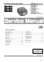 Philips Magnavox AZ 7266 Service Manual предпросмотр