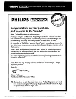 Предварительный просмотр 5 страницы Philips Magnavox AZ 7337 Owner'S Manual