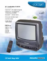 Philips Magnavox CCA132AT Specifications preview