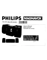 Предварительный просмотр 1 страницы Philips Magnavox FW 375P Owner'S Manual