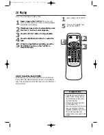 Предварительный просмотр 28 страницы Philips Magnavox MC132DMG Owner'S Manual