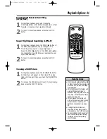 Предварительный просмотр 41 страницы Philips Magnavox MC132DMG Owner'S Manual