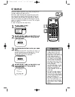 Предварительный просмотр 42 страницы Philips Magnavox MC132DMG Owner'S Manual