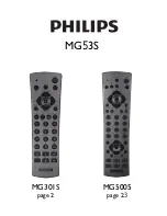 Preview for 1 page of Philips Magnavox MG301S User Manual