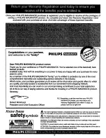 Preview for 2 page of Philips Magnavox MX3290B Owner'S Manual