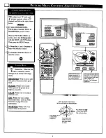 Предварительный просмотр 6 страницы Philips MAGNAVOX MX5472C101 Instructions For Use Manual