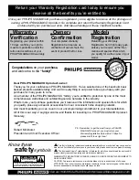 Предварительный просмотр 2 страницы Philips Magnavox PR 1906C Instructions For Use Manual