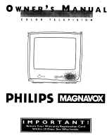 Preview for 1 page of Philips Magnavox PR1317 Owner'S Manual