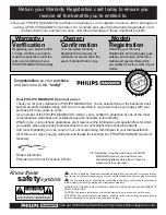 Preview for 2 page of Philips MAGNAVOX PR1392X1 Instructions For Use Manual