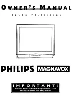 Preview for 1 page of Philips MAGNAVOX TP3267 Owner'S Manual