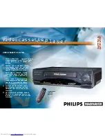 Philips Magnavox VPX215AT Specification Sheet preview