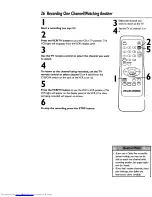 Предварительный просмотр 26 страницы Philips Magnavox VRX262AT Owner'S Manual