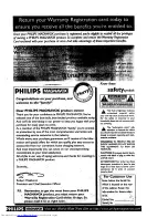 Preview for 2 page of Philips Magnavox VRZ344AT Owner'S Manual