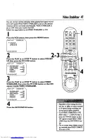 Preview for 47 page of Philips Magnavox VRZ344AT Owner'S Manual