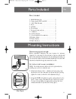 Preview for 5 page of Philips MANT940 User Manual