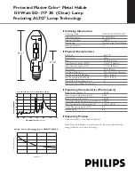 Предварительный просмотр 1 страницы Philips MasterColor 134635 Specifications