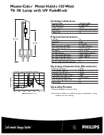 Preview for 1 page of Philips MasterColor 232728 Specifications