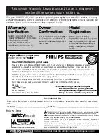 Preview for 2 page of Philips MAT972 Owner'S Manual