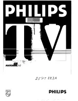 Philips Match III Line 25PT827A User Manual preview