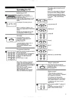 Preview for 11 page of Philips Matchline 17CE7530 Operating Instructions Manual