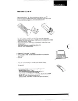 Предварительный просмотр 5 страницы Philips Matchline 28ML8765 User Handbook Manual