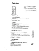 Предварительный просмотр 12 страницы Philips Matchline 28ML8765 User Handbook Manual