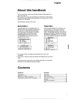 Preview for 3 page of Philips Matchline 28PW960A Manual