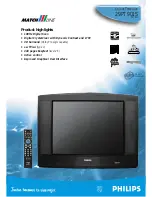 Preview for 12 page of Philips Matchline 29PT9015 Specifications