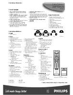 Preview for 13 page of Philips MatchLine 29PT9415 Specifications