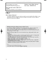 Preview for 20 page of Philips Matchline 30PF9946D/78 User Manual