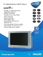 Preview for 1 page of Philips MatchLine 30PW9818 Specifications