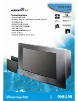 Предварительный просмотр 1 страницы Philips Matchline 32PW9515 Brochure