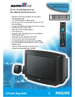 Preview for 1 page of Philips MATCHLINE 32PW9723/12 (Dutch) Specifications