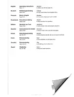 Preview for 4 page of Philips matchline 33CE7538 Operating Instructions Manual