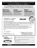 Preview for 2 page of Philips Matchline 34PW9818 Directions For Use Manual