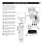 Предварительный просмотр 7 страницы Philips Matchline 34PW9818 Directions For Use Manual