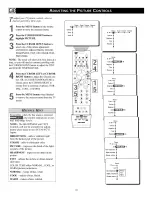 Предварительный просмотр 16 страницы Philips Matchline 34PW9818 Directions For Use Manual