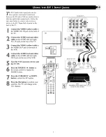 Предварительный просмотр 7 страницы Philips Matchline 34PW9819/17 Directions For Use Manual