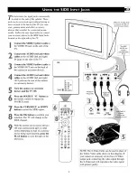 Предварительный просмотр 9 страницы Philips Matchline 34PW9819/17 Directions For Use Manual