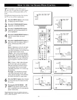 Предварительный просмотр 25 страницы Philips Matchline 34PW9819/17 Directions For Use Manual