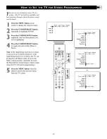 Предварительный просмотр 27 страницы Philips Matchline 34PW9819/17 Directions For Use Manual