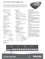 Preview for 2 page of Philips Matchline 36PW9308 Brochure