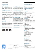 Preview for 2 page of Philips Matchline DSR5600 Brochure & Specs