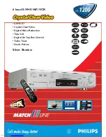 Preview for 1 page of Philips MatchLine VR 1200 Specifications