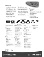 Preview for 2 page of Philips MathLine 32PW9765 Specifications