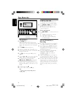 Preview for 16 page of Philips MC 30 System Manual