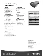 Preview for 2 page of Philips MC-55 Specifications